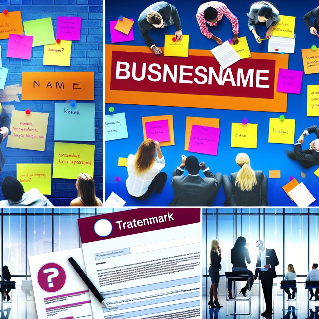How to Choose a Business Name and Trademark It